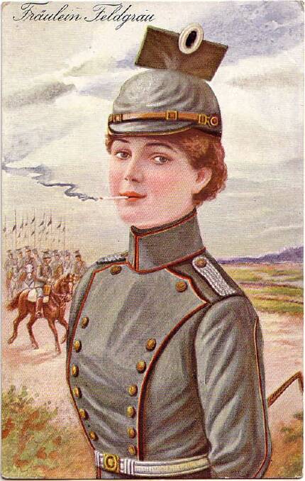 WW1, war-minded German woman