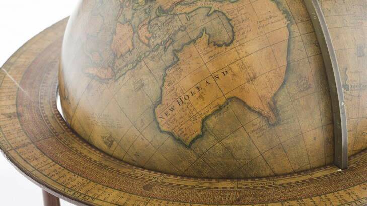 A Richard Cushee globe from about 1745.