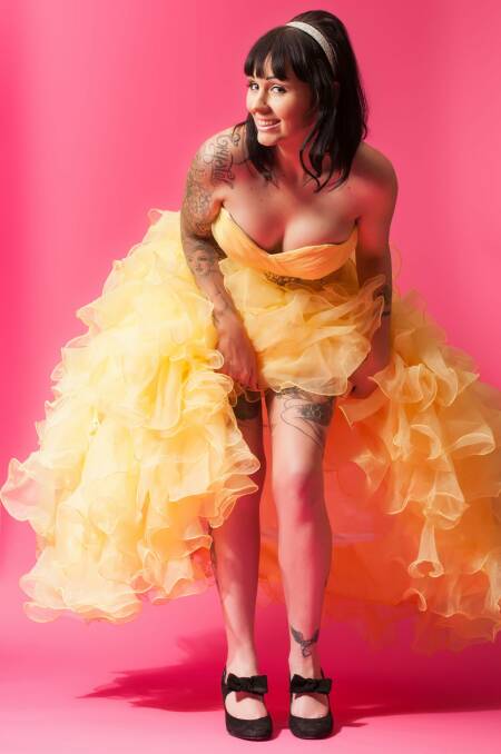 Canberra founder of Miss Ink and Miss Tattoo Australia Fallon Nicole. Photo: Sam Dickinson