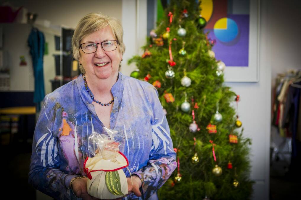 Warm welcome: Sue Jordan, director of St John's Care at Reid, has been helping organise Christmas lunch for the past 10 years.  Photo: Jamila Toderas