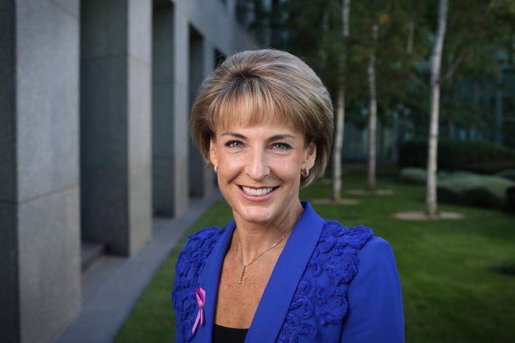 Employment Minister Michaelia Cash confirmed that penalty rates would be determined by a current Fair Work Commission review. Photo: Andrew Meares