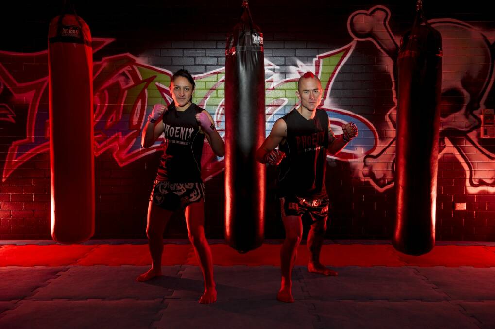Canberra fighters Sandra Brew and Lee Fook will represent Australia at the International Federation of Muay Thai  Amateurs World Cup in Bangkok in August. Photo: Jay Cronan