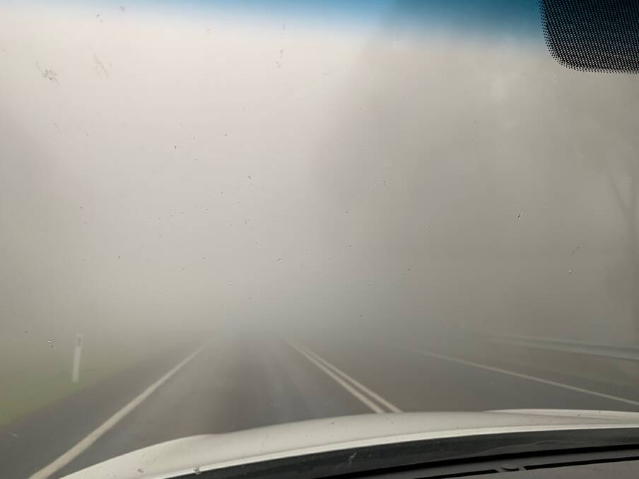 Summer mists can make driving to the coast a challenge. Photo: Stephanie Haygarth