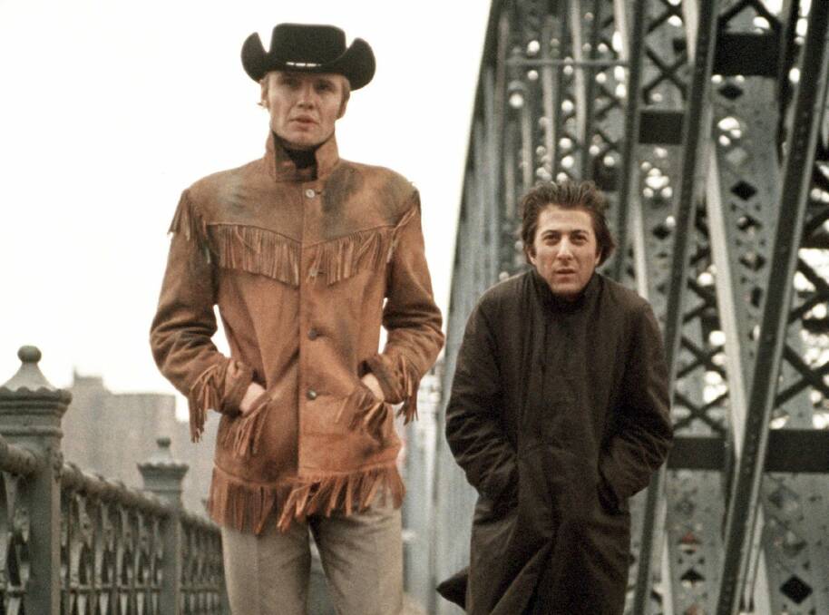 Jon Voight and Dustin Hoffman in Midnight Cowboy.
 Photo: Supplied
