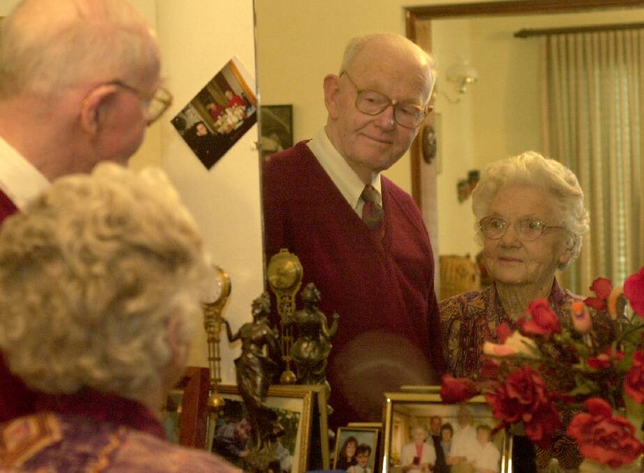 Max and Zeta Hill celebrating their 60th wedding anniversary in 2001. Zeta passed away four years ago after 78 years of marriage. Photo: Karina Smith
