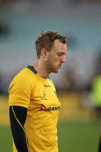 Jesse Mogg has had a disappointing Bledisloe Cup campaign. Photo: Brendan Esposito