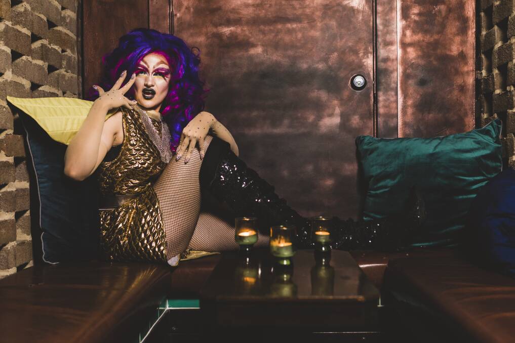 Hyper queen Faux Nee Phish says Canberra's drag scene is the 'strongest it's been in years'. Photo: Jamila Toderas