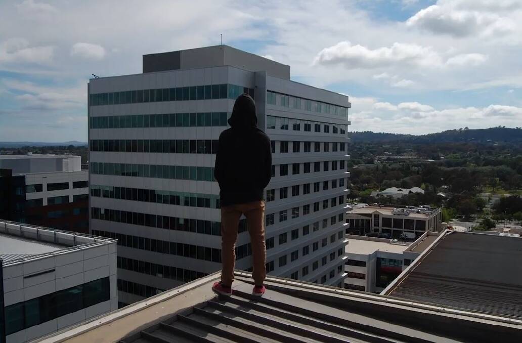 A YouTube channel documents teens "exploring" abandoned buildings around Canberra. Photo: Sherryn Groch