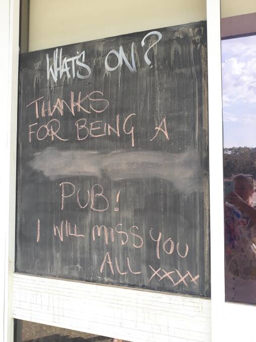 A fond farewell to the Valley Tavern in Wanniassa. Photo: Megan Doherty