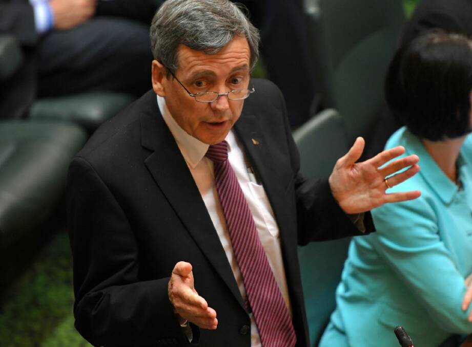 The 'indefatiguable' MP Robert Clark challenged the bill well into Friday. Photo: Eddie Jim