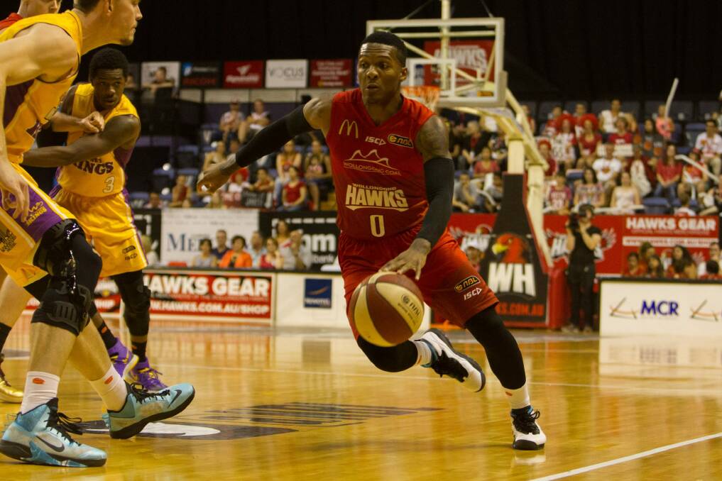 Wollongong Hawks import Jahii Carson. The Hawks have gone bust and won't field a team in next year's NBL. Photo: Christopher Chan