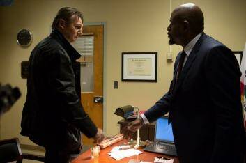 Clash: Liam Neeson and Forest Whitaker in <i>Taken 3</i>. Photo: supplied