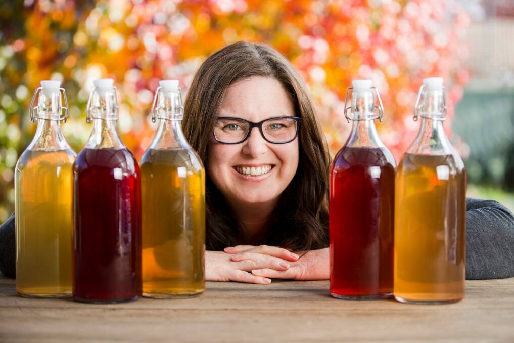 Nutritionist Jane McIntyre will lead at DIY kombucha class on June 6 at Canberra Environment Centre. Photo: Jamila Toderas