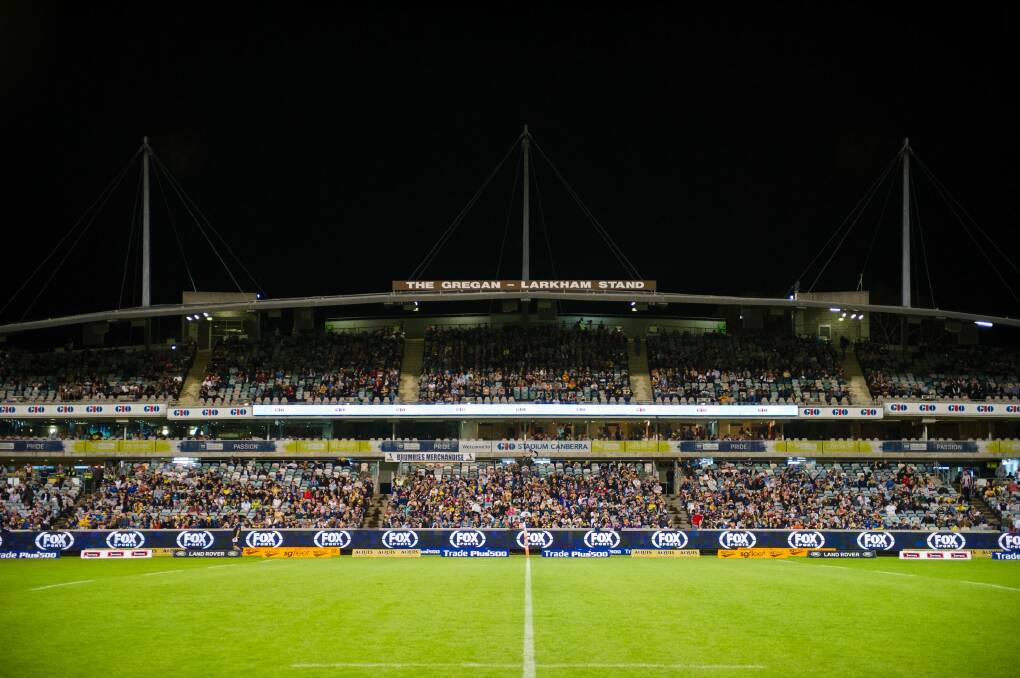 Will you watch the Brumbies at Canberra Stadium? Photo: Rohan Thomson