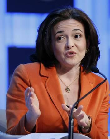 Facebook chief operating officer Sheryl Sandberg. Photo: Reuters