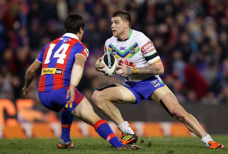 Josh Dugan was impressive against the Knights on Saturday night. Photo: Getty Images