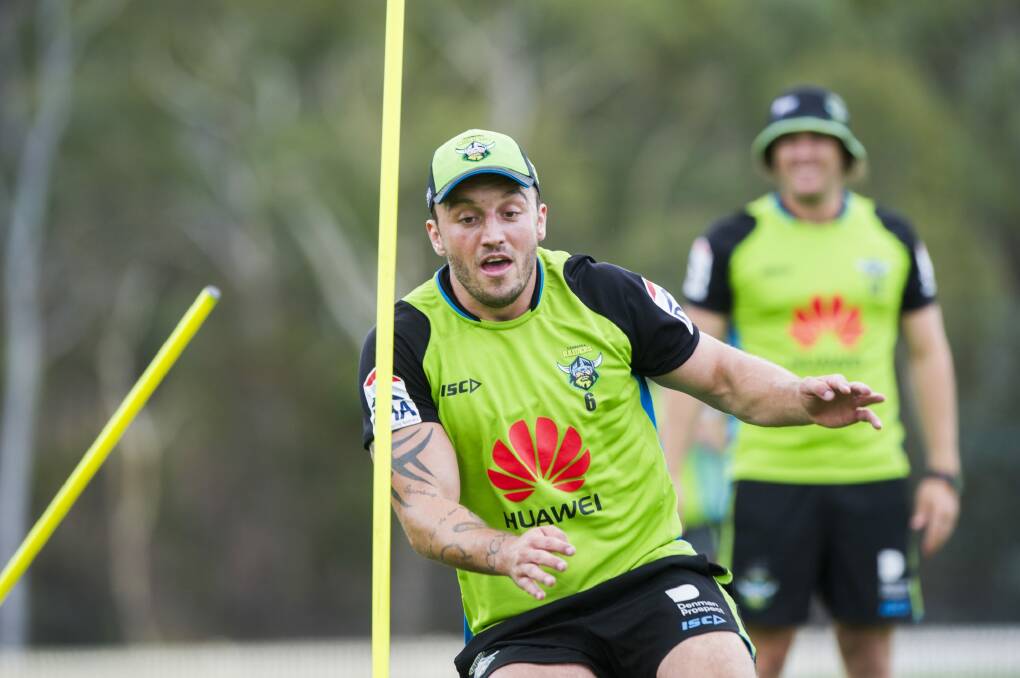 Would Josh Hodgson have re-signed with the Raiders without Ricky Stuart's long-term future being secured? Photo: Rohan Thomson