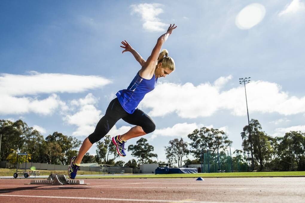 More than 360 Canberra athletes hope to follow in Melissa Breen's footsteps at the Commonwealth Games. Photo: Rohan Thomson