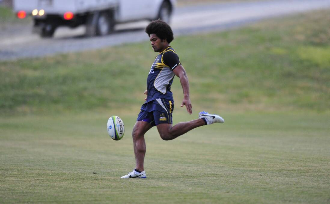 Henry Speight will play 50 minutes for the Canberra Vikings on Saturday. Photo: Melissa Adams 