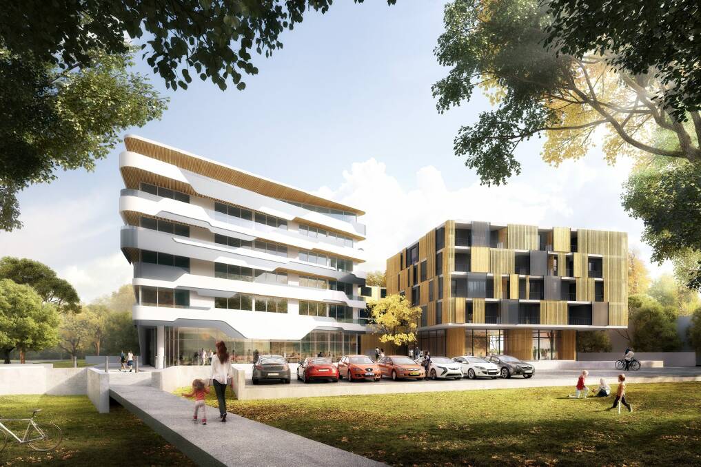 An artist's impression of the $19.75 million development planned for 39 Braybrooke Street, Bruce. Photo: Supplied