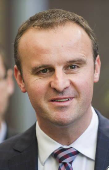 Community Services Minister Andrew Barr. Photo: Rohan Thomson