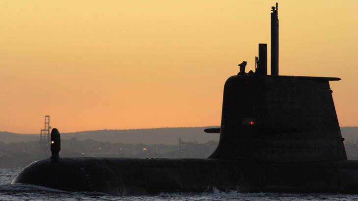 Collins Class Submarine. Photo: Petty Officer Damian Pawlenko