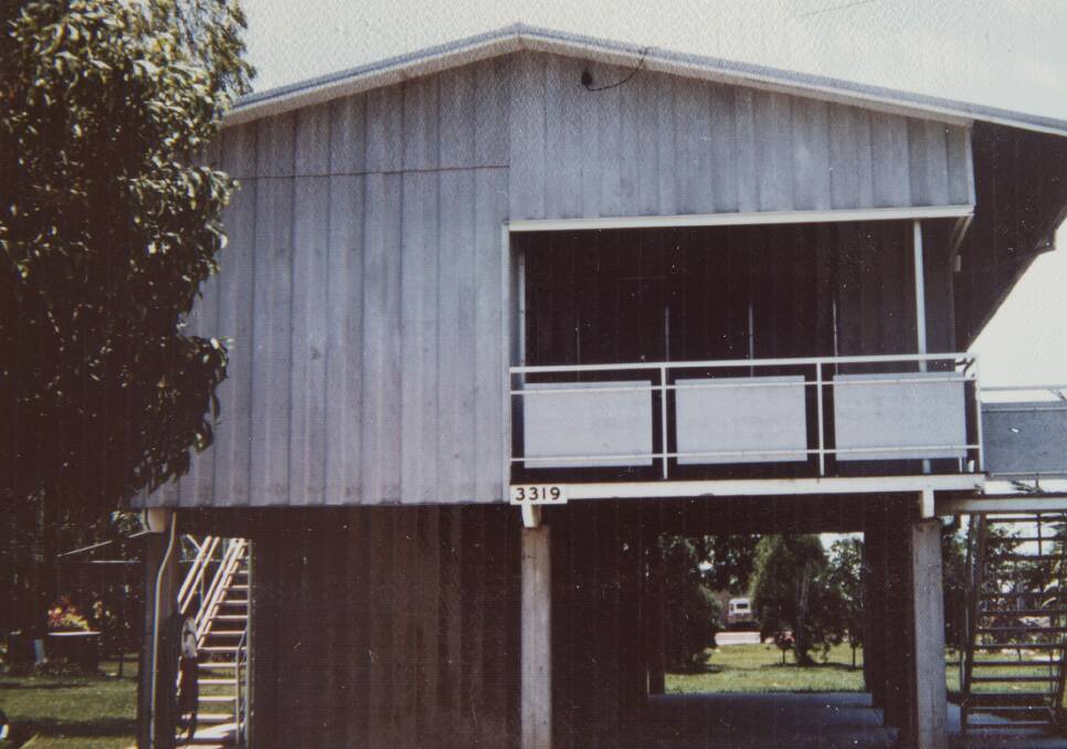 Sheena Moyer's home in Darwin before Hurricane Tracy struck. 