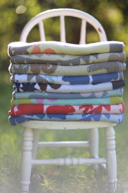 The 100 per cent organic cotton blankies from Habitots. Photo: Picasa