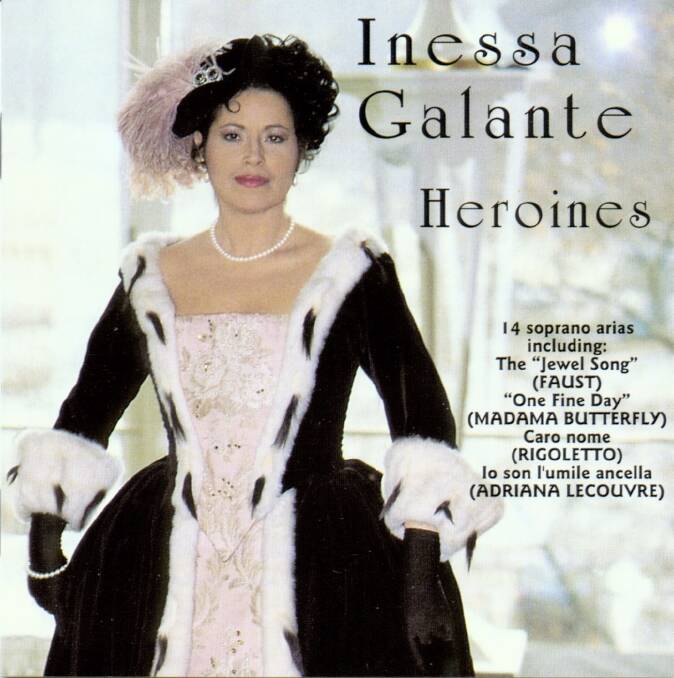Inessa Galante: On Sunday she may sing a setting of something from After Julia.