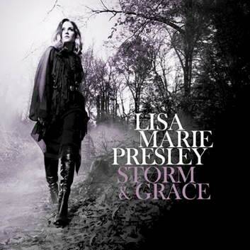 The cover of Lisa Marie Presley's album <I>Storm & Grace</I>.