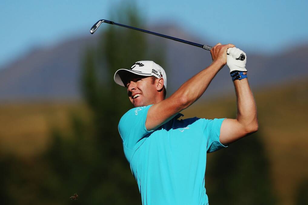 Canberra's Brendan Jones fired a final round 69 at the New Zealand Open in Queenstown on Sunday. Photo: Hannah Peters