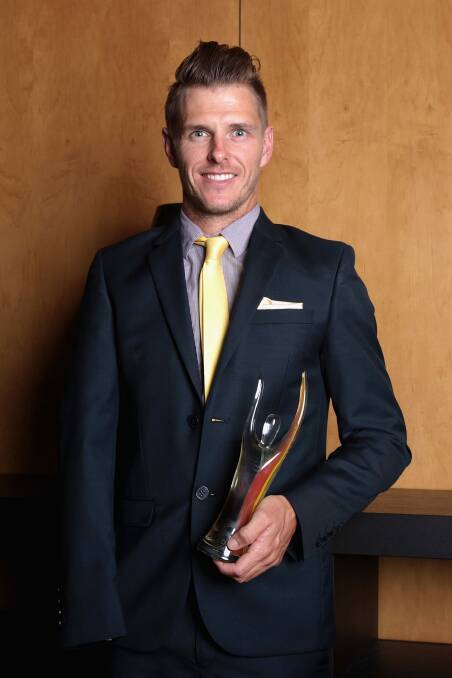 Canberra-based runner Michael Roeger was named Australia's para-athlete of the year. Photo: Robert Prezioso