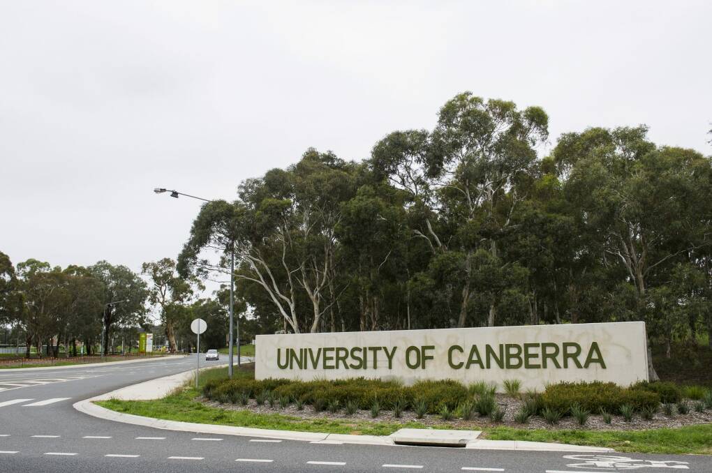 The University of Canberra will face hearings of the first known inquiry into its financials by an Assembly committee in the next fortnight. Photo: Rohan Thomson