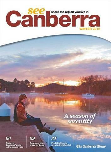 Flick through the pages of See Canberra in Realview. Photo: Graphic design