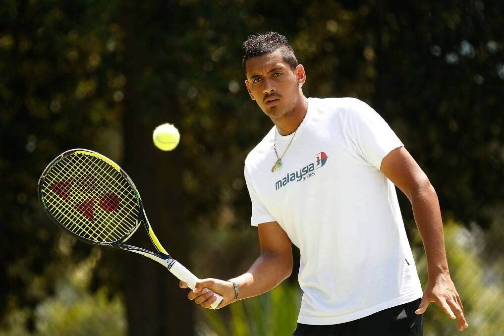 Nick Kyrgios has been ruled out of the Hopman Cup through injury. Photo: Getty Images