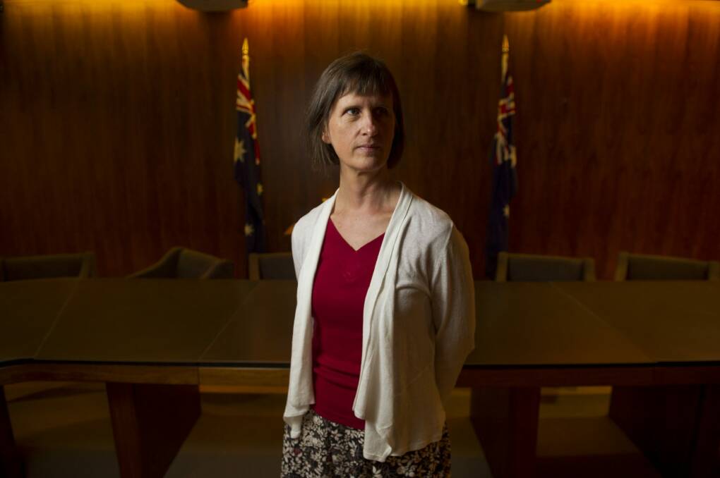 Senior historian at Old Parliament House Libby Stewart  after the death of Malcolm Fraser. Photo: Jay Cronan
