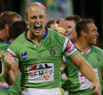 Michael Dobson in action for the Raiders in 2007. Photo: Getty Images