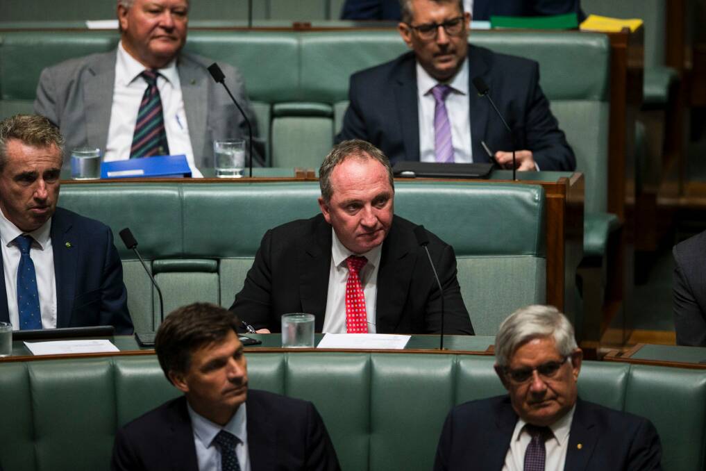 The Coalition government says the pesticides authority's move to Armidale will go ahead despite Barnaby Joyce's move to the backbench. Photo: Dominic Lorrimer