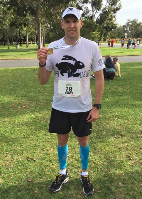 Scott Eastburn is running 20 endurance events in 2014 and raising money for the Australian Cancer Research Foundation.