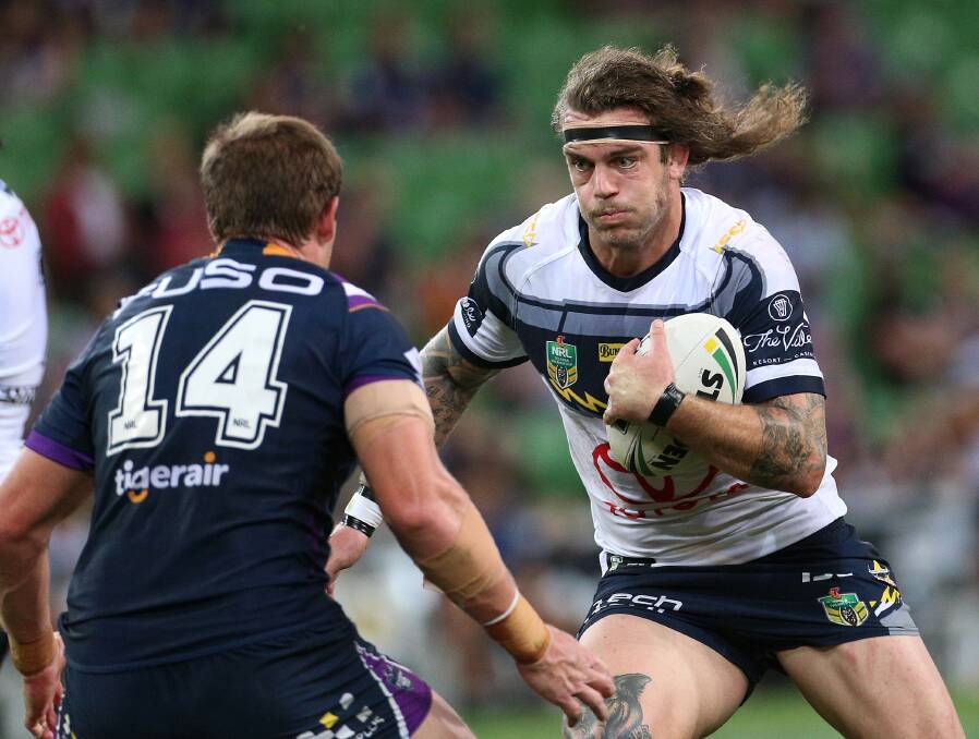 Ethan Lowe is expected to run out for the Cowboys, despite transfer speculation. Photo: Hamish Blair/AAP