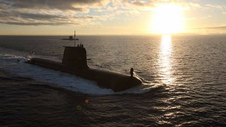 Collins Class Submarine. Photo: Supplied