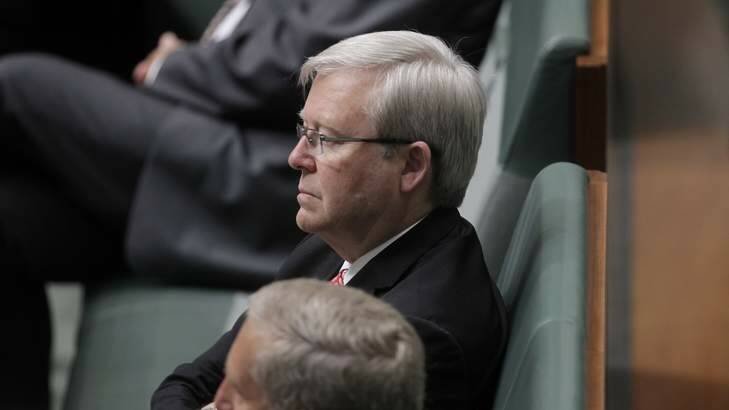 Former PM Kevin Rudd has commented on Prime Minister Julia Gillard's woes with the mining tax. Photo: Andrew Meares