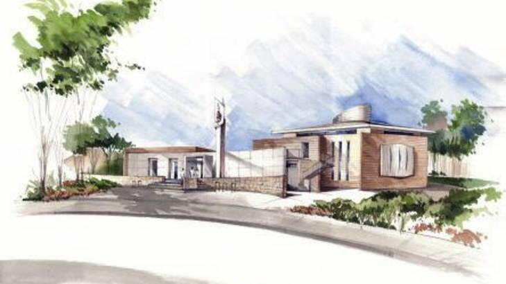 An artist's impression of the proposed Gungahlin Mosque.        mosque17.jpg Photo: Supplied
