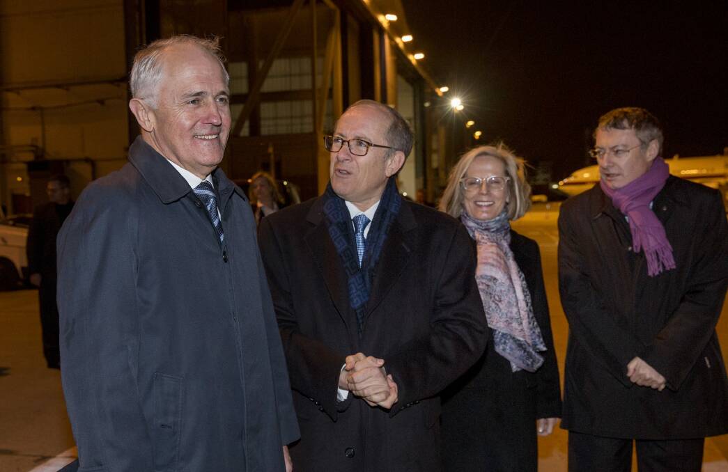 Prime Minister Malcolm Turnbull pictured arriving at the Paris climate summit last month Photo: Ella Pellegrini