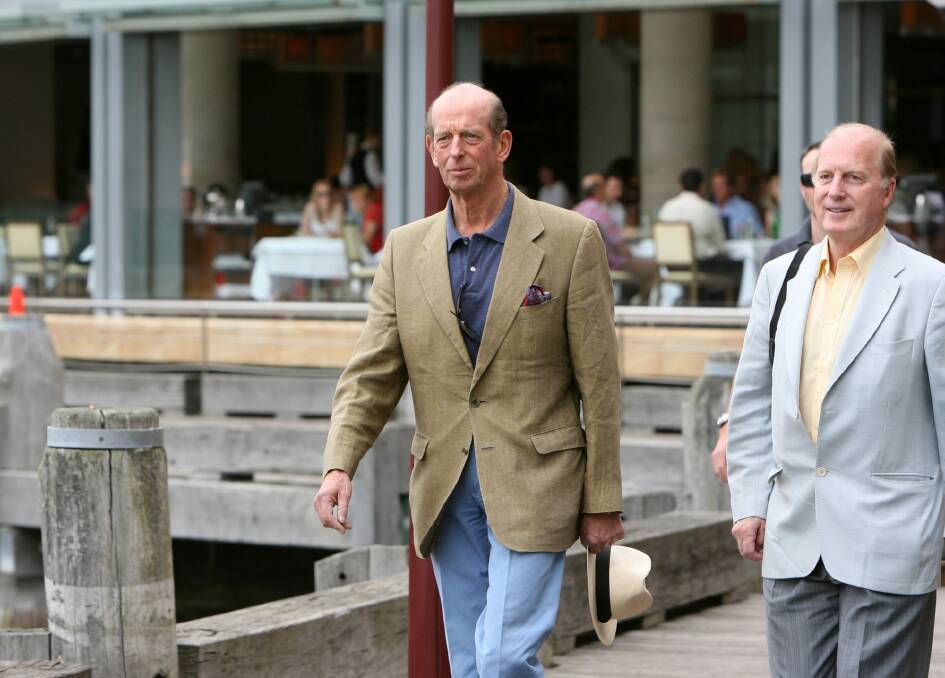 The Duke of Kent during a Sydney visit in 2007. Photo: Janie Barrett 