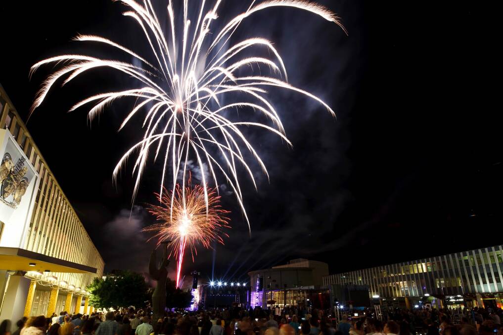 Canberra's New Year's Eve 2016 in City Square. Photo: Supplied