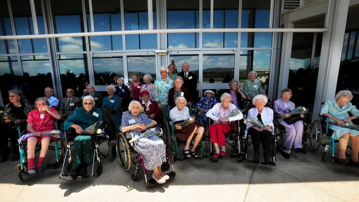 Canberra's centenarians. Photo: Karleen Minney