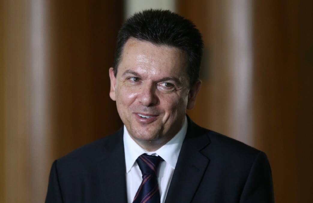 The Nick Xenophon Team and other crossbenchers are likely to vote against the visa ban. Photo: Andrew Meares