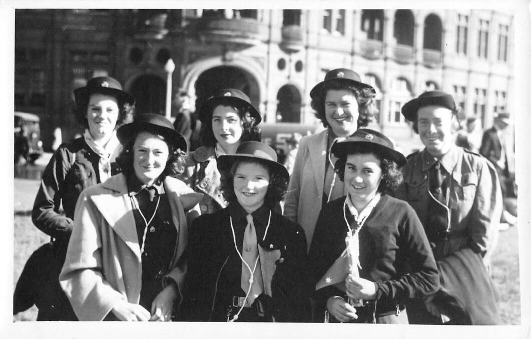 Girl Guides in 1945. Photo: Supplied