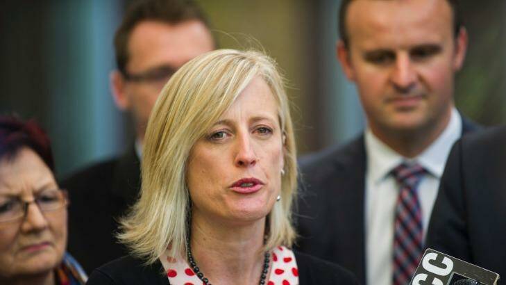 ACT Chief Minister Katy Gallagher has urged Mr Abbott to make a decision. Photo: Rohan Thomson